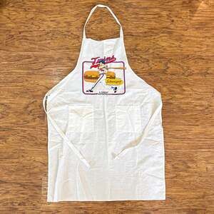 Vintage Minnesota Twins Schweigert 1984 MLB Baseball White Cotton Apron